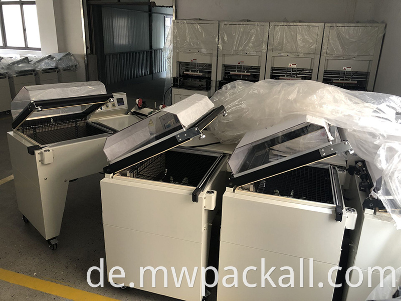 2021 neues Design 2 In 1 Shrink Wrap Chamber Unit Plastic Wrapping Machine arbeitet mit POF-Folie für den heißen Verkauf